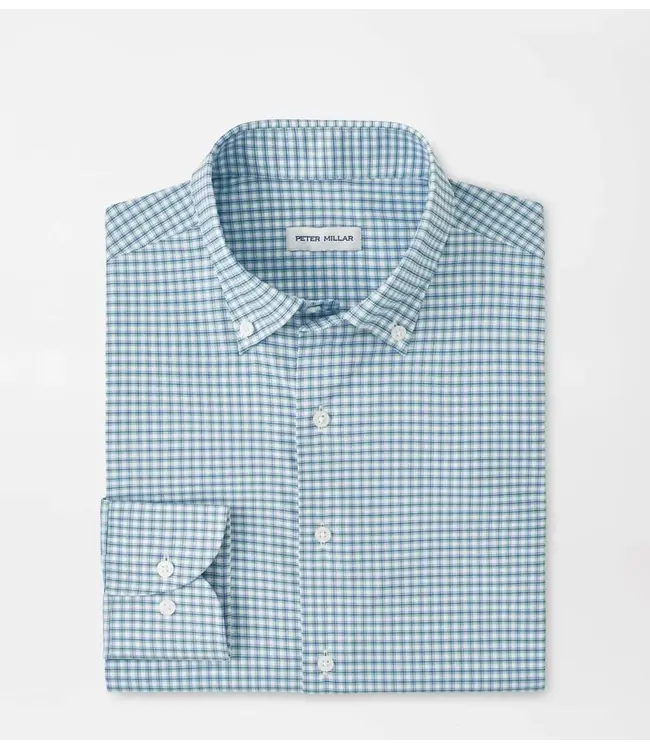 Peter Millar M's Gregory Performance Twill Sport Shirt