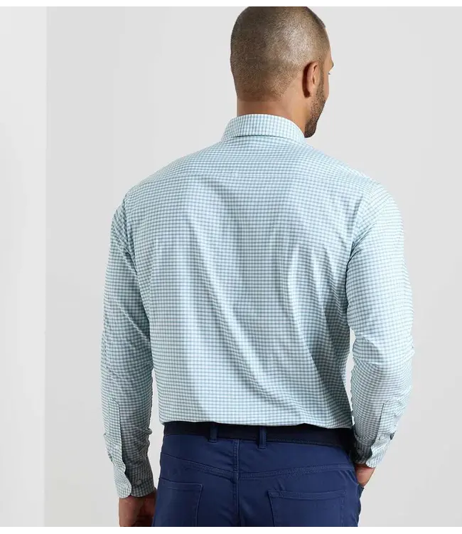 Peter Millar M's Gregory Performance Twill Sport Shirt
