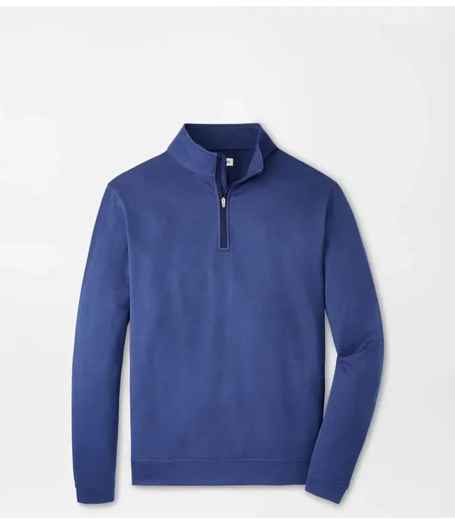 Peter Millar M's Perth Sugar Stripe Performance Quarter-Zip