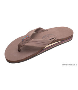 Rainbow Sandals M's Double Layer Premier Leather w/Arch Support