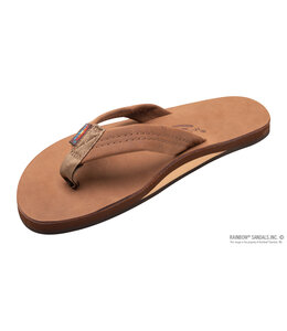 M's Single Layer Premier Leather w/Arch Support 1" Strap
