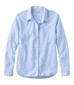 L.L.Bean W's Bean's Seacoast Seersucker Big Shirt