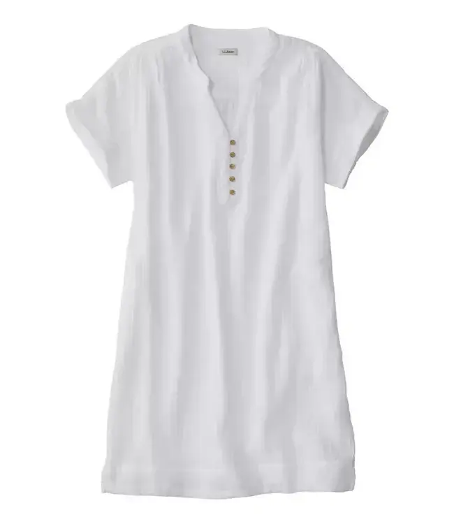 L.L.Bean W's S/S Cloud Gauze Shift Dress