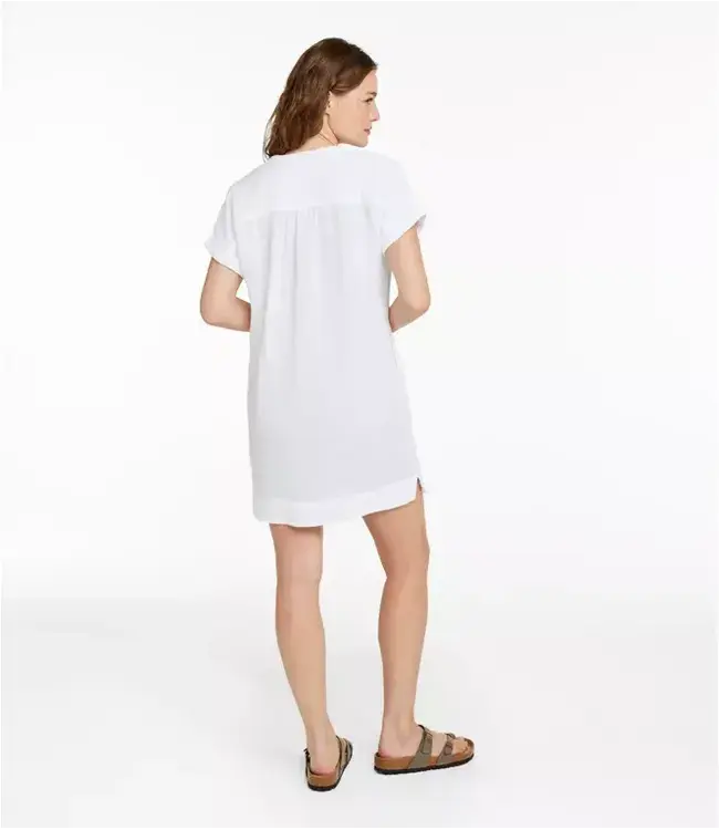 L.L.Bean W's S/S Cloud Gauze Shift Dress