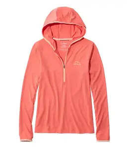 L.L.Bean W's SunSmart Coolpro Half Zip Hoodie
