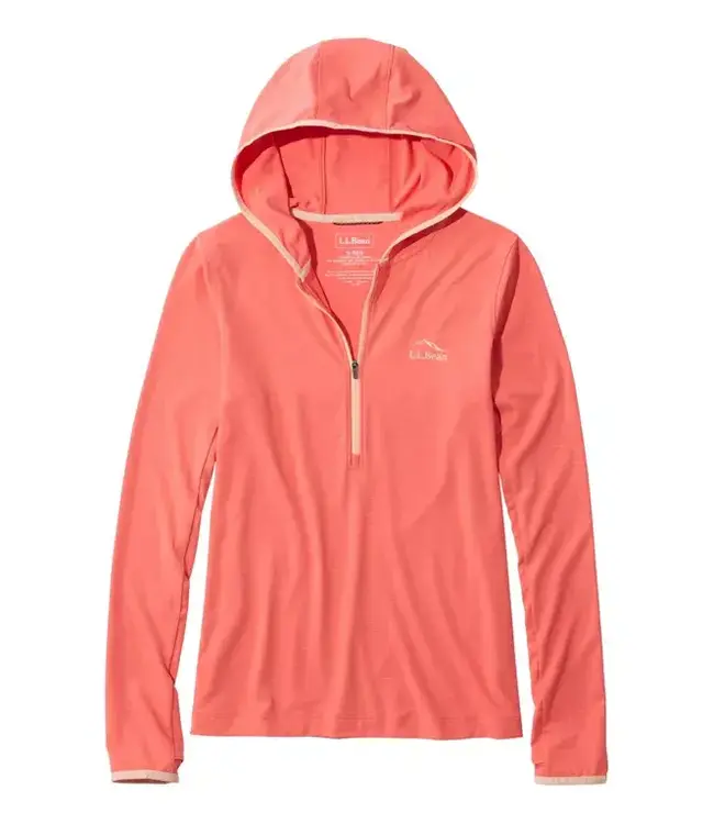 L.L.Bean W's SunSmart Coolpro Half Zip Hoodie