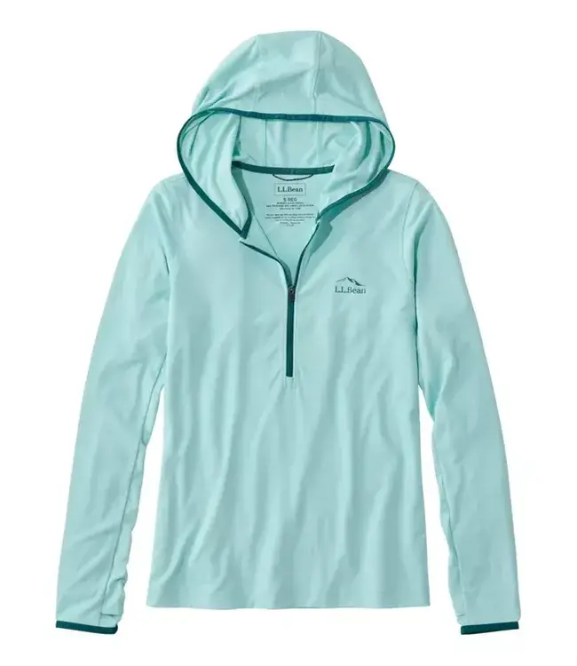 L.L.Bean W's SunSmart Coolpro Half Zip Hoodie