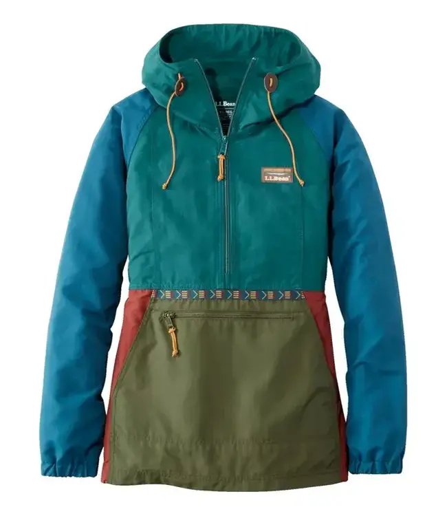 L.L.Bean W's Mountain Classic Anorak, Multi-Color