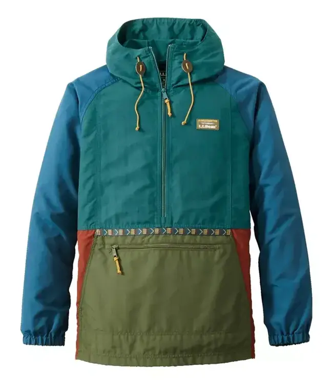L.L.Bean M's Mountain Classic Anorak, Multi-Color