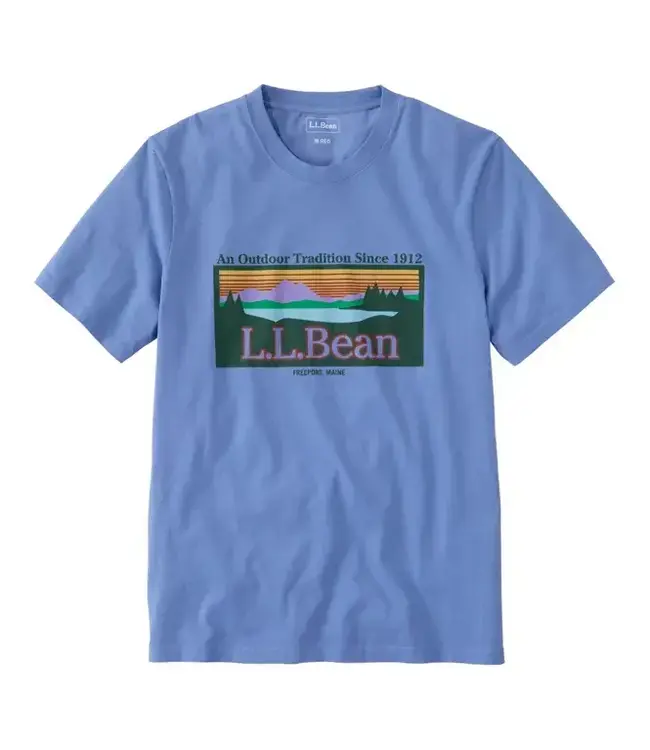 L.L.Bean M's S/S Sunwashed Tee, Graphic