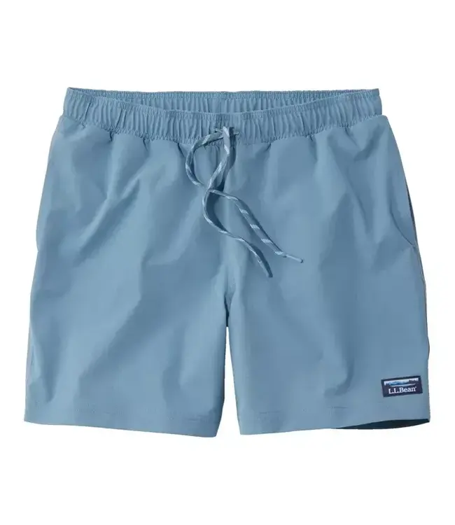 L.L.Bean M's Vacationland Stretch Swim Trunks, 6"