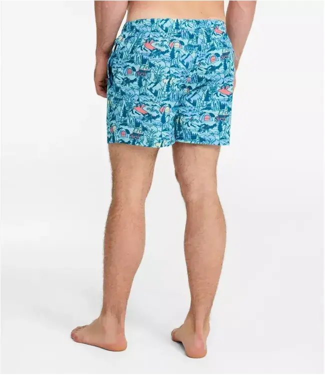 L.L.Bean M's Bold Coast Swim Trunks, 5"