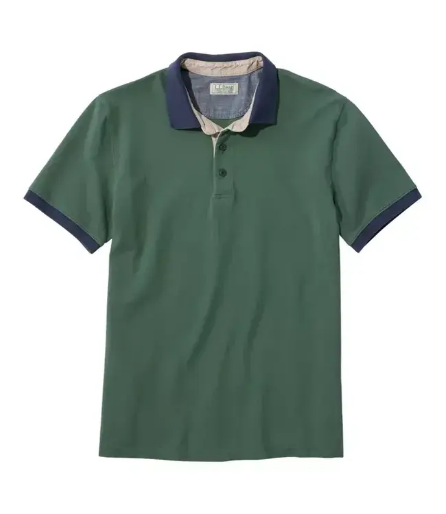 L.L.Bean M's S/S Casco Bay Rugged Polo