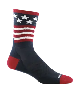 Darn Tough M's Patriot Micro Crew Ultra-Lightweight Running Socks