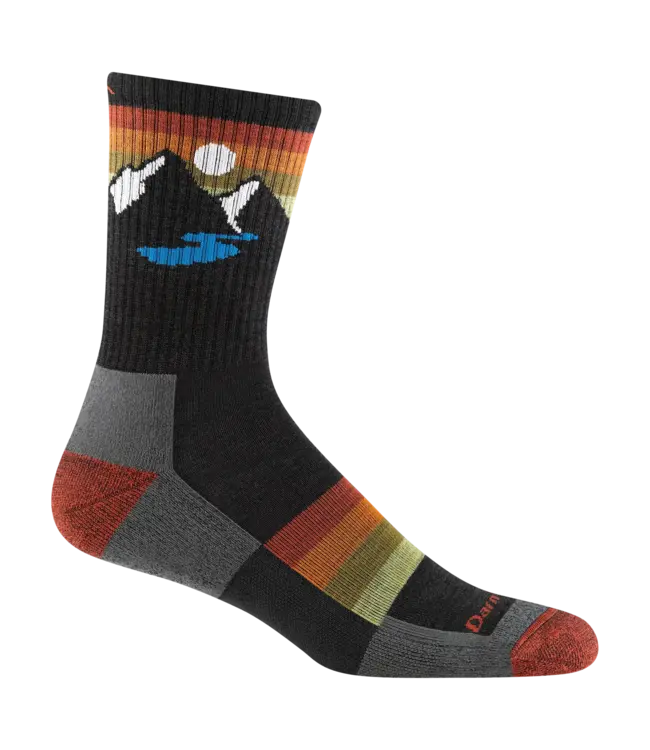 Darn Tough M's Sunset Ridge Micro Crew Lightweight Hiking Socks