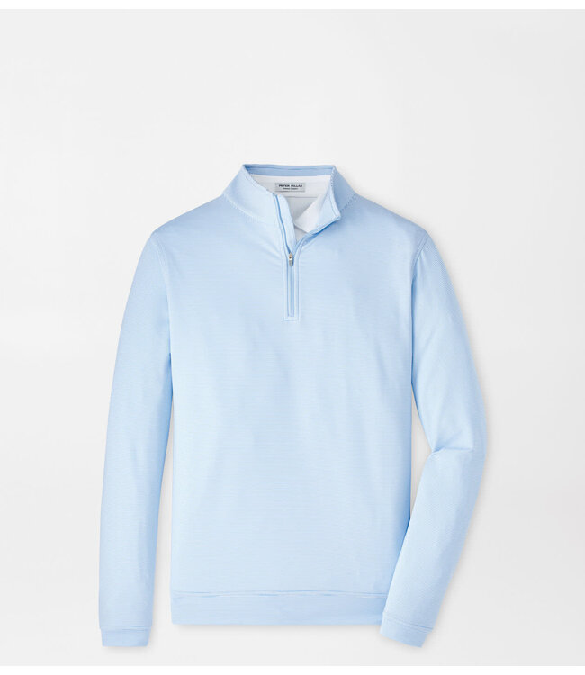 Peter Millar M's Perth Sugar Stripe Performance Quarter-Zip