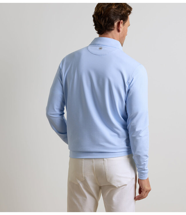 Peter Millar M's Perth Sugar Stripe Performance Quarter-Zip