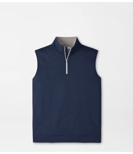 Peter Millar M's Galway Stretch Loop Terry Quarter-Zip Vest
