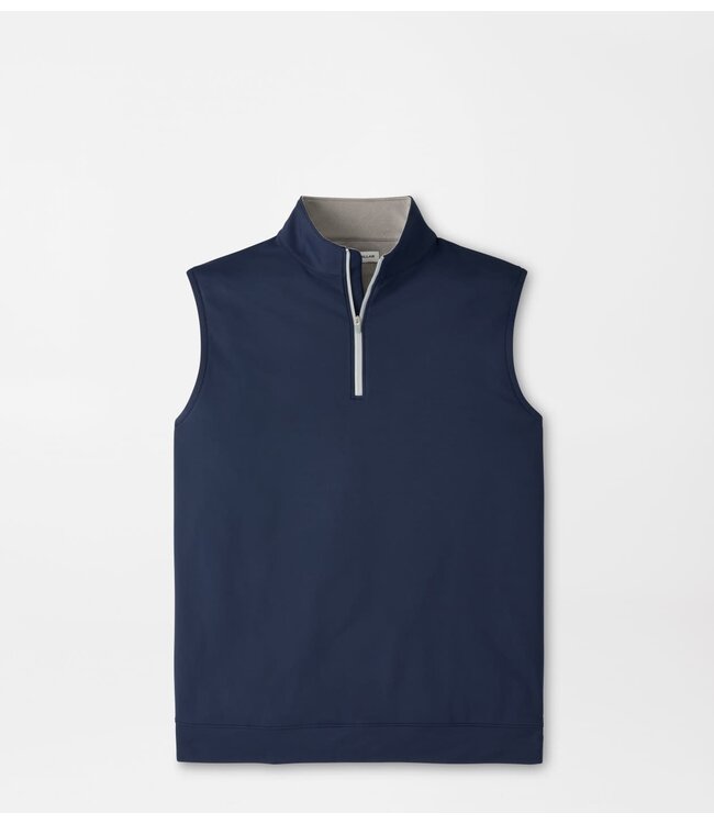 Peter Millar M's Galway Stretch Loop Terry Quarter-Zip Vest