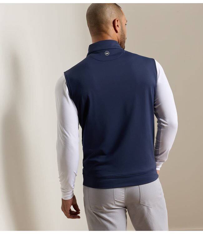 Peter Millar M's Galway Stretch Loop Terry Quarter-Zip Vest