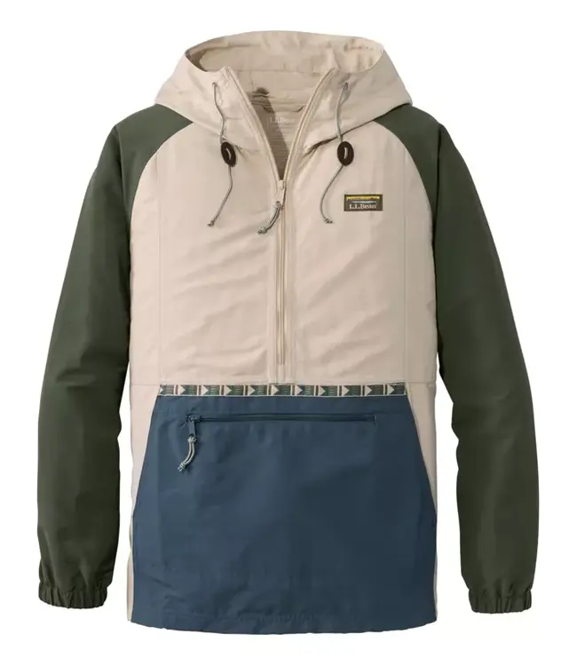 L.L.Bean M's Mountain Classic Anorak, Multi-Color