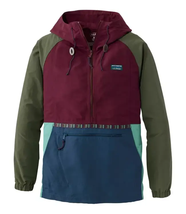 L.L.Bean M's Mountain Classic Anorak, Multi-Color