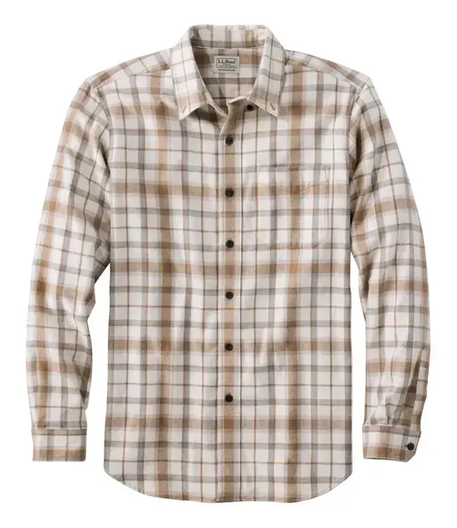 L.L.Bean M's Scotch Plaid Flannel Shirt, Traditional Fit