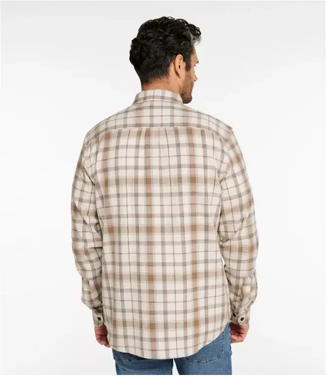 L.L.Bean M's Scotch Plaid Flannel Shirt, Traditional Fit