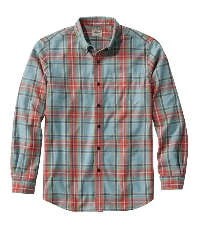 L.L.Bean M's Scotch Plaid Flannel Shirt, Traditional Fit