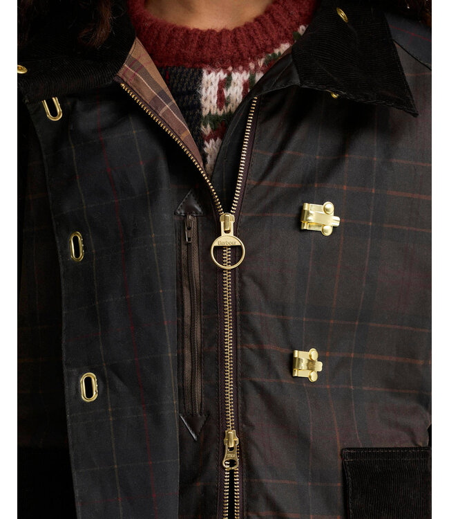 Barbour W's Hazelwood Checked Waxed Jacket