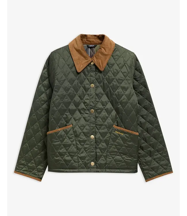Barbour W's Icons Cropped Liddesdale Quilted Jacket