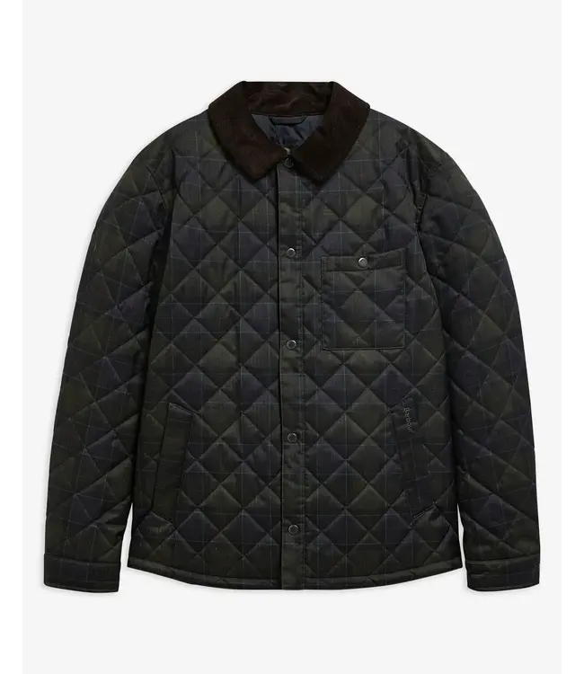 Barbour M's Tartan Shirt Quilted Jacket