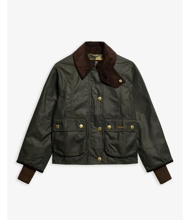 Barbour W's Cropped Beadnell Waxed Jacket
