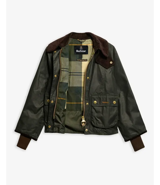 Barbour W's Cropped Beadnell Waxed Jacket