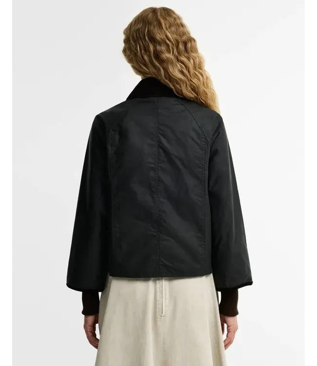 Barbour W's Cropped Beadnell Waxed Jacket