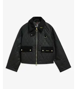 Barbour W's Icons Quilted Spey Waxed Jacket