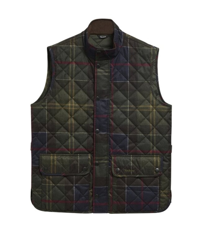 Barbour M's Icons Tartan Lowerdale Quilted Gilet