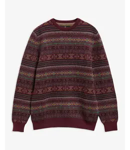 Barbour M's Dalehead Fair Isle Crew Neck Jumper
