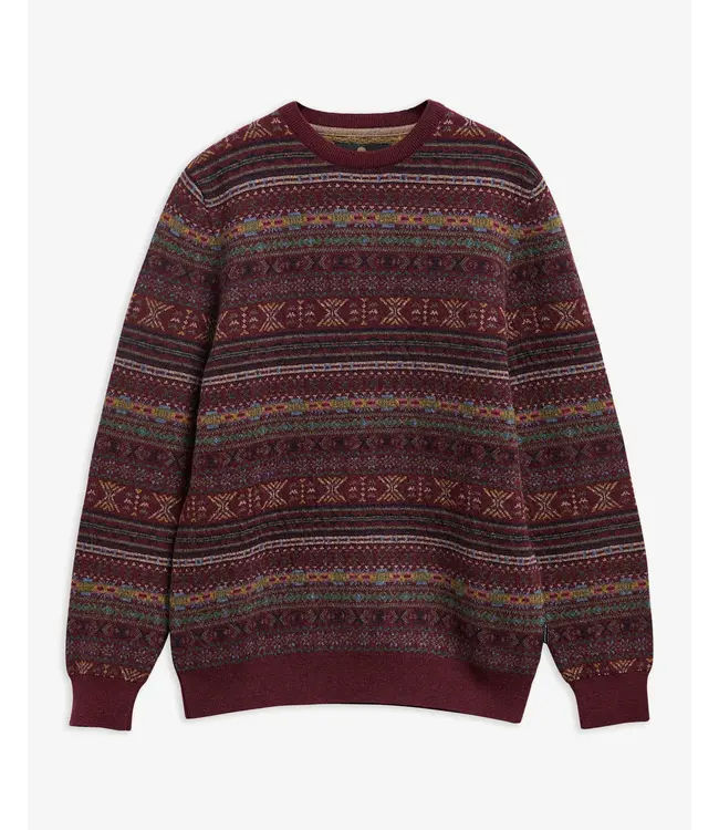 Barbour M's Dalehead Fair Isle Crew Neck Jumper