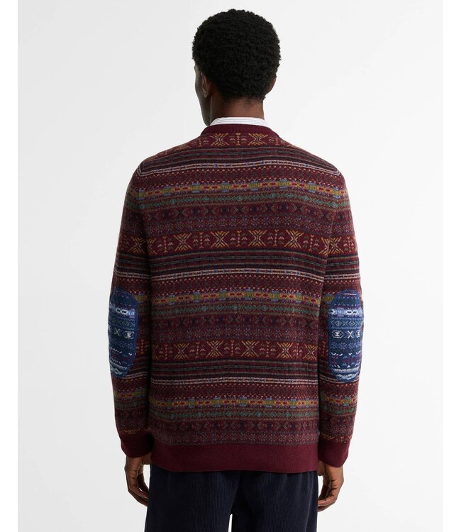 Barbour M's Dalehead Fair Isle Crew Neck Jumper