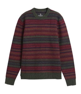 Barbour M's Highsted Fairisle Crew Neck Sweater