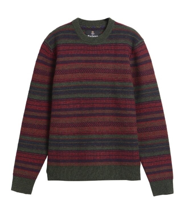 Barbour M's Highsted Fairisle Crew Neck Sweater