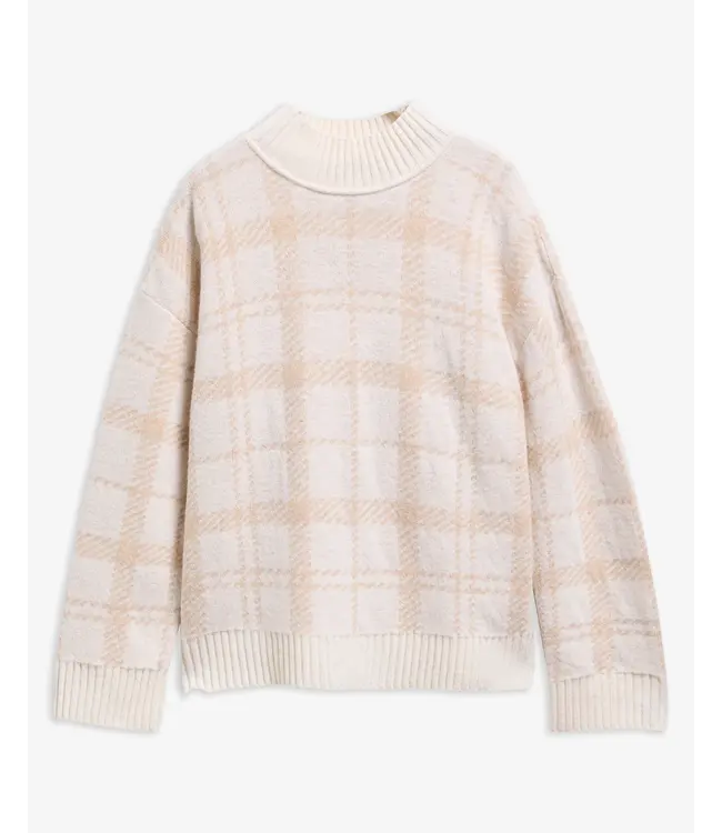 Barbour W's Delilah Tartan Wool Jumper