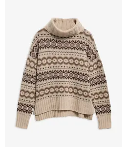 Barbour W's Helen Fair isle Roll-Neck Jumper