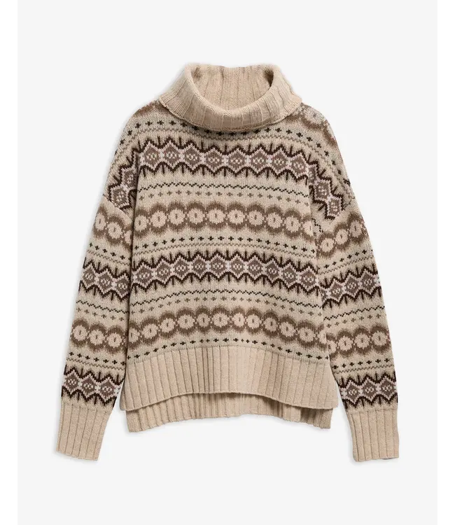 Barbour W's Helen Fair isle Roll-Neck Jumper