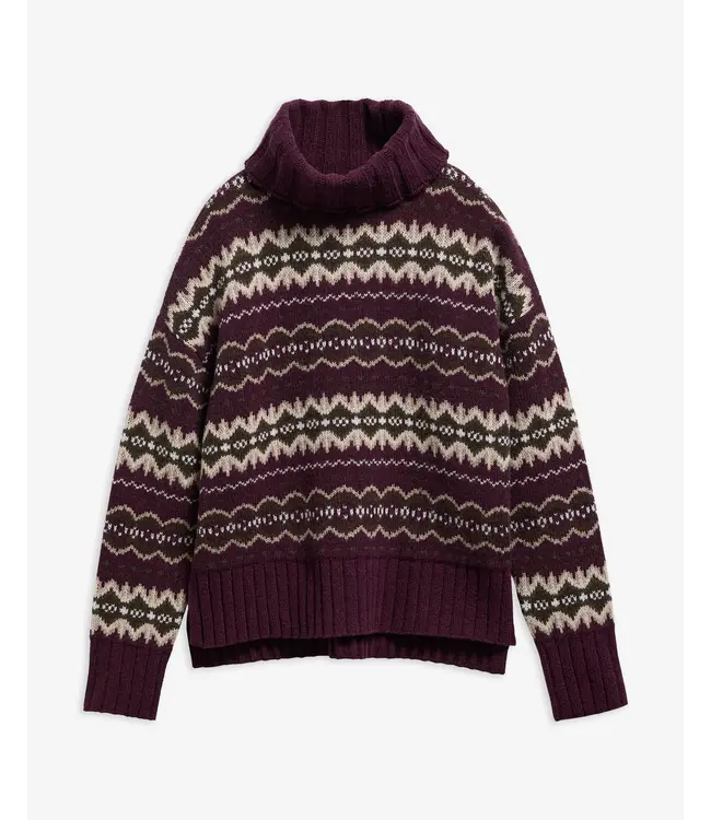 Barbour W's Helen Fair isle Roll-Neck Jumper