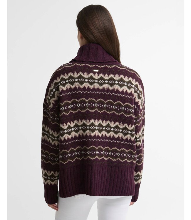 Barbour W's Helen Fair isle Roll-Neck Jumper
