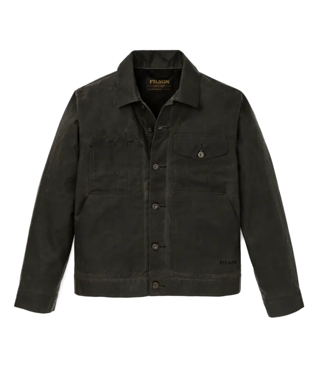 Filson M's Tin Cloth Short Lined Cruiser Jacket