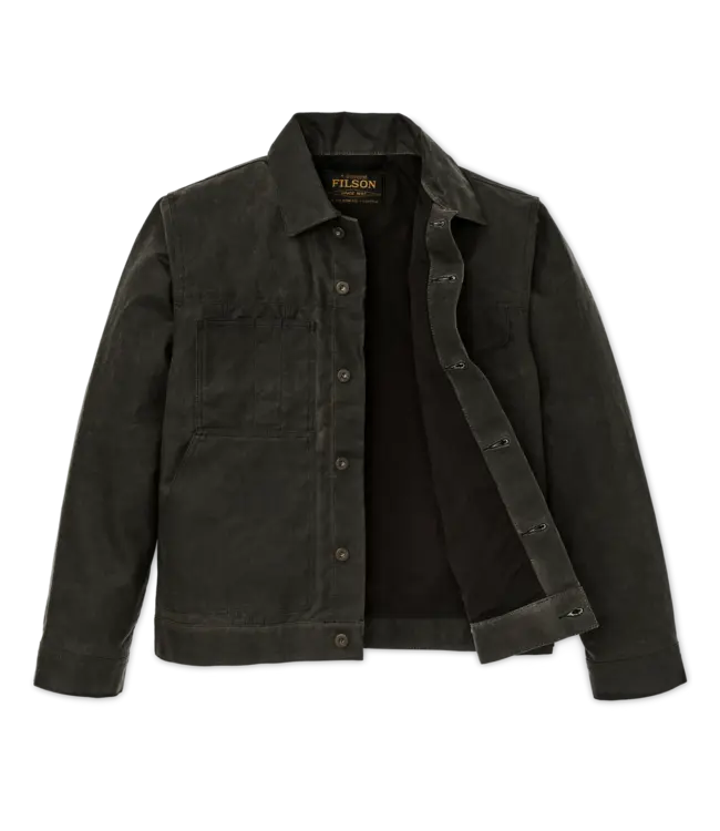 Filson M's Tin Cloth Short Lined Cruiser Jacket