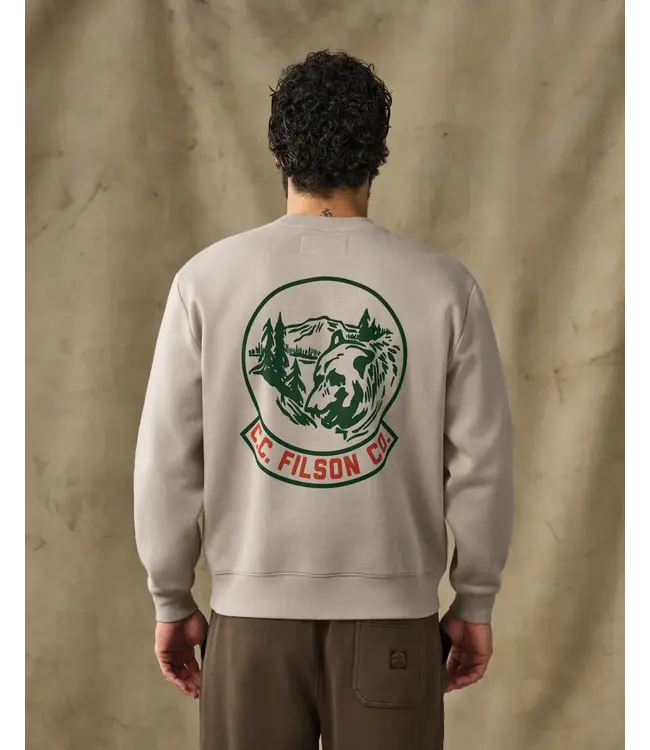 Filson M's Bear Graphic Crewneck Sweatshirt
